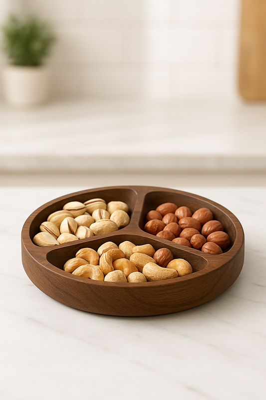 Handmade Wooden Snack Bowl